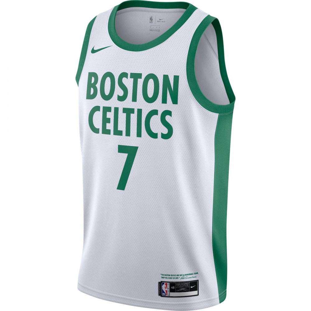Jaylen Brown Boston Celtics 2020/21 Swingman Player Jersey White - City Edition-Pro Kit Vault | Brand New 26/27 Sports Jerseys